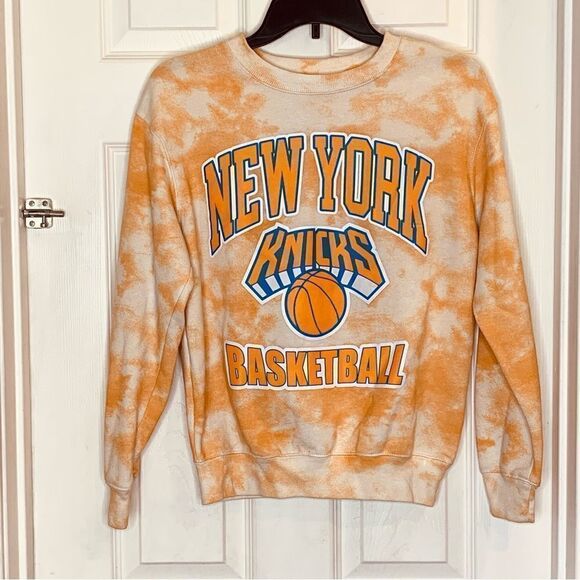 NY KNICKS HYBRID APPAREL TIE DYE CREWNECK SWEATSHIRT Size XS - Picture 6 of 8